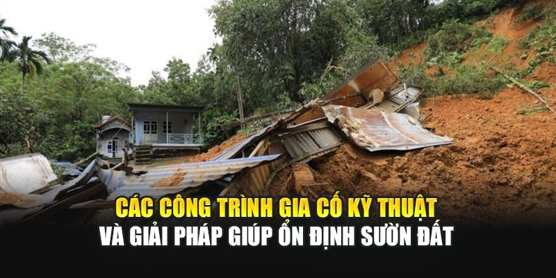C&aacute;c c&ocirc;ng tr&igrave;nh gia cố kỹ thuật v&agrave; giải ph&aacute;p gi&uacute;p ổn định sườn đất