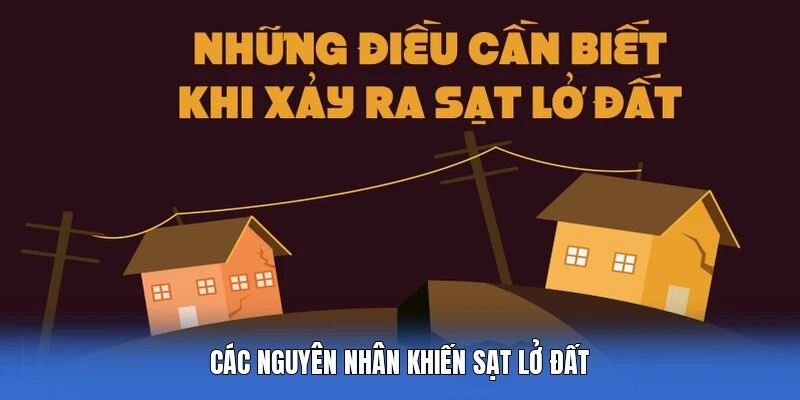 Các nguyên nhân khiến sạt lở đất