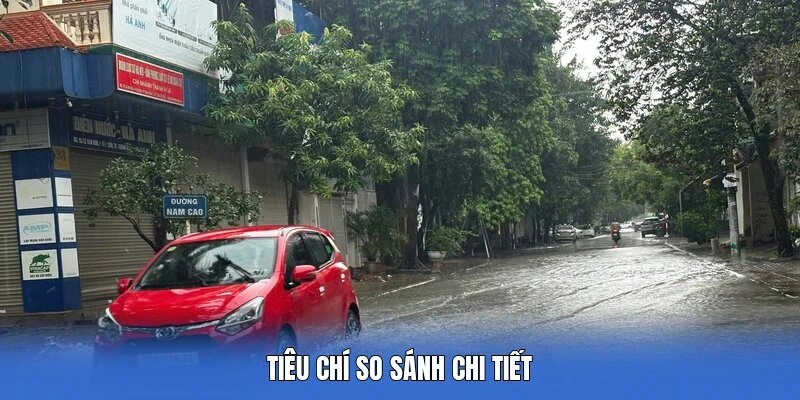 Tiêu chí so sánh chi tiết