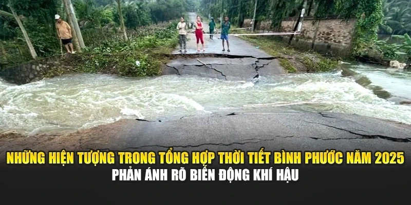 Những hiện tượng trong tổng hợp thời tiết B&igrave;nh Phước năm 2025 phản &aacute;nh r&otilde; biến động kh&iacute; hậu