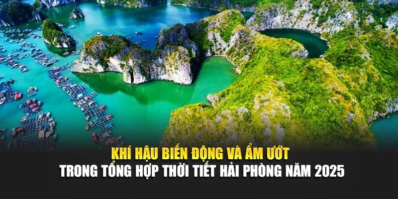 Kh&iacute; hậu biến động v&agrave; ẩm ướt trong tổng hợp thời tiết Hải Ph&ograve;ng năm 2025
