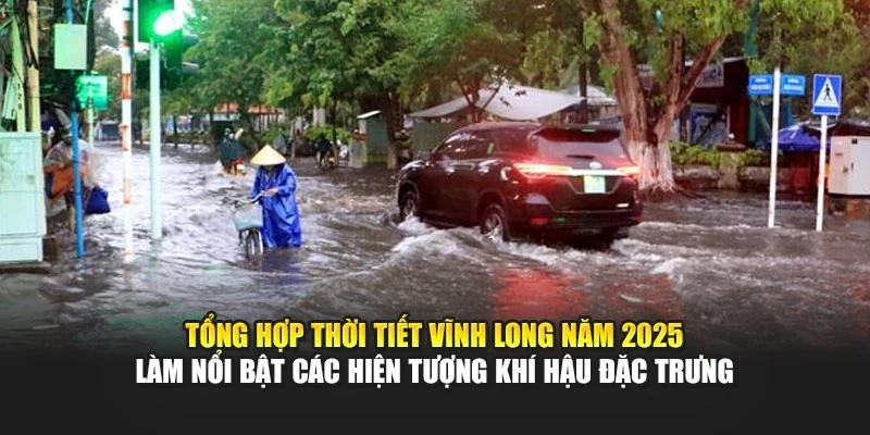 Tổng hợp thời tiết Vĩnh Long năm 2025 làm nổi bật các hiện tượng khí hậu đặc trưng
