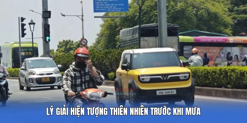 Lý giải hiện tượng thiên nhiên trước khi mưa