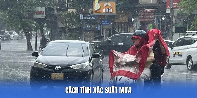Cách tính xác suất mưa