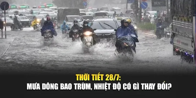 Thời Tiết 28/7: Mưa Dông Bao Trùm, Nhiệt Độ Có Gì Thay Đổi?